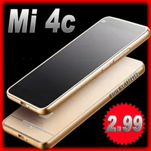 xiaomi mi 4c Slim Aluminum Case For xiaomi mi4c 32gb Top sale Metal Frame Acrylic Back Cover For xiaomi mi4c prime case cover