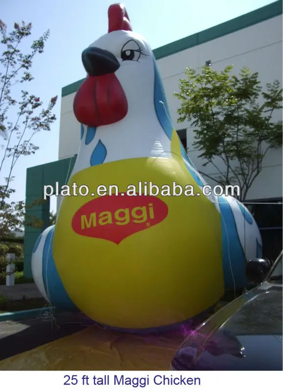 inflatable bin chicken