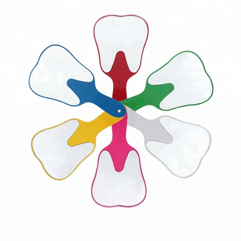 

Advertising Tooth Shape Wholesale Plastic Makeup Hand Mirror Custom Hand Mirror, Many