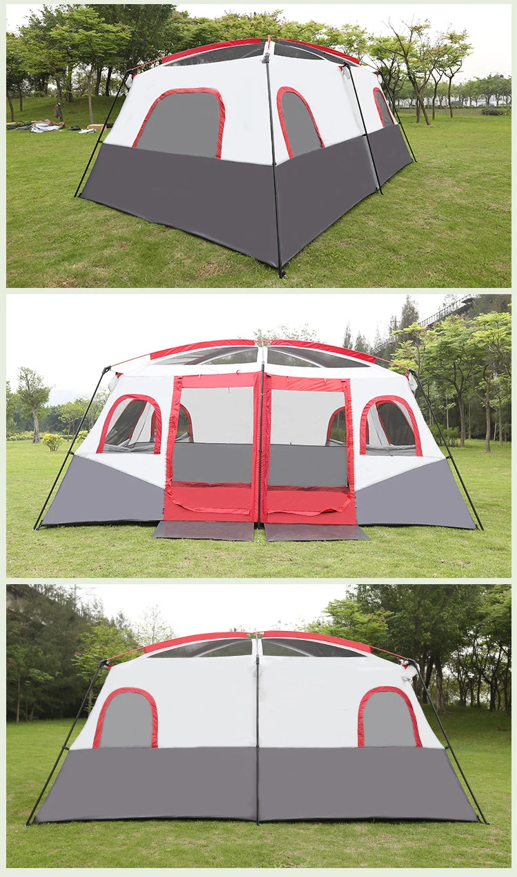 56 Person Outdoor Camping Family Tent Hiking Waterproof Large Tent