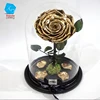 High quality rose flower box for glass dome with base