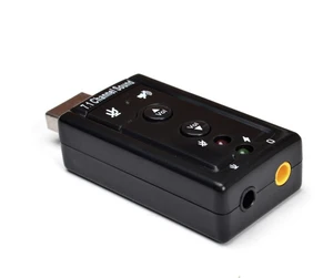USB External Sound Card 7.1 Surround Cm108 with Voice Control Button