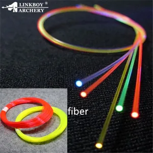0.75mm 0.029'' Fiber Optic Bow Sight Replacement Pins Compound Bow Archery Accessories Red Yellow Green Slingshot Hunting Fiber