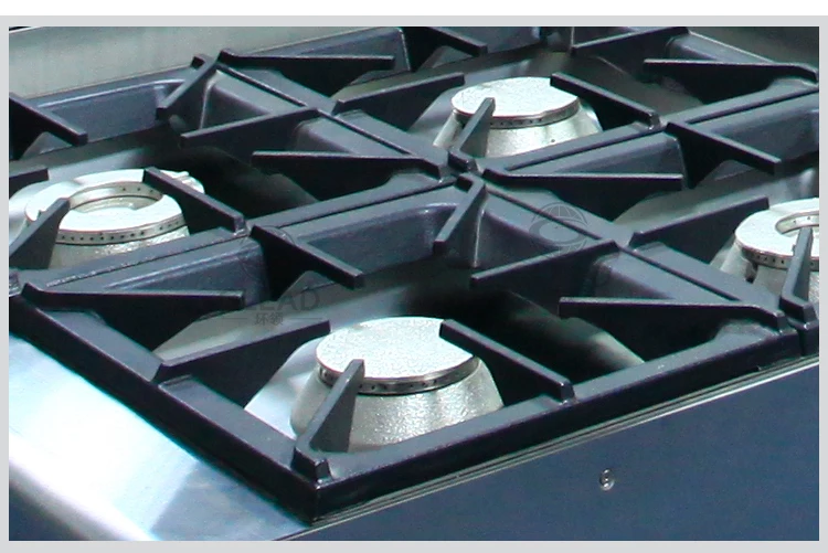 Top Level Lpg Gas Stove Cooker 6 Burner Gas Cooking Stove With Oven