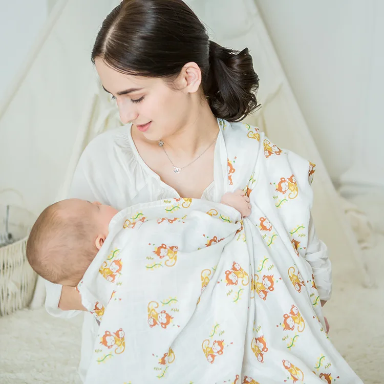Receiving Private Label 4pack Baby Wrap Muslin Swaddle Blanket Buy