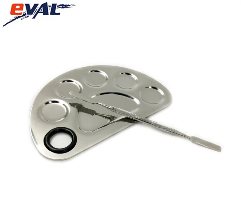 

Hot Sale Makeup Tool Stainless Steel Cosmetic Palette, Silver