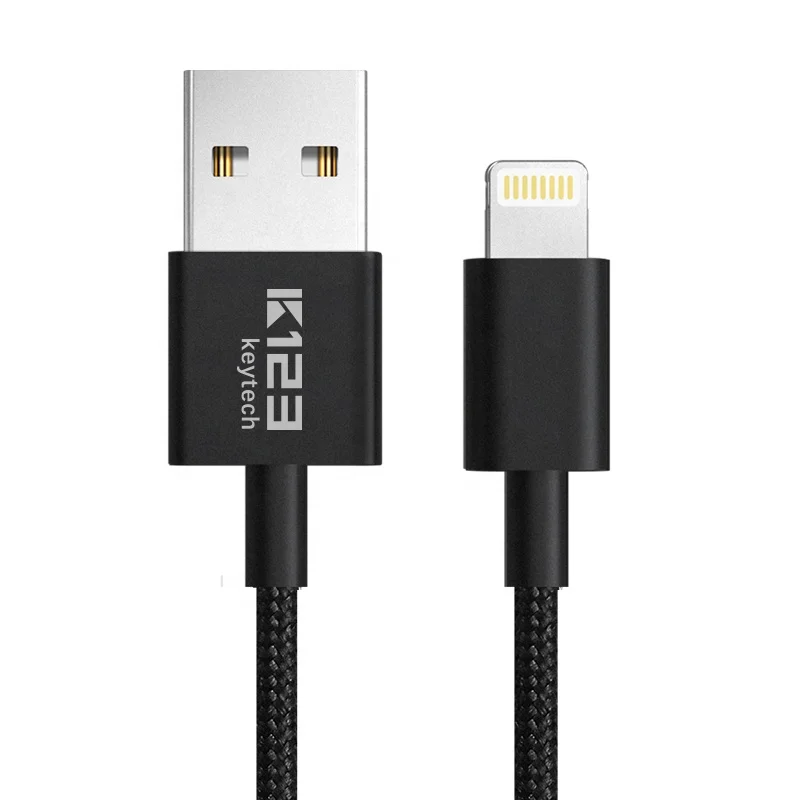 MFi certification 8 pin wholesale price charger cable cell phone aluminum alloy shell