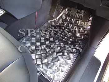 Pvc Rubber Silver Metallic Plate Car Mats Buy Pvc Rubber Mats