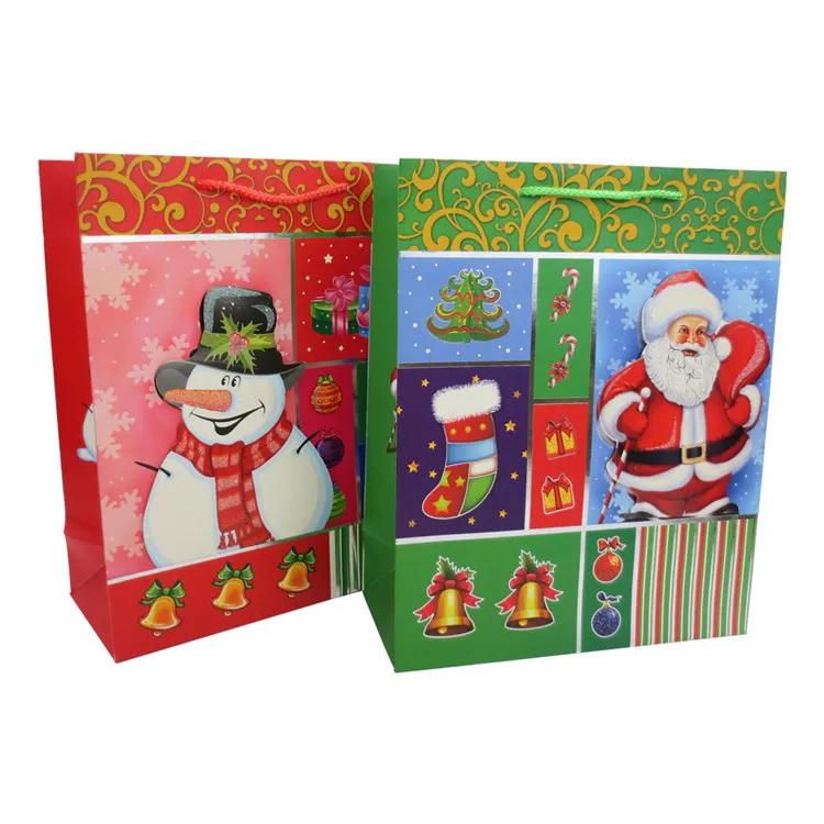 Favorable price christmas paper bag shopping bag best quality paper shopping bag gift packaging