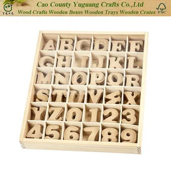wooden craft numbers