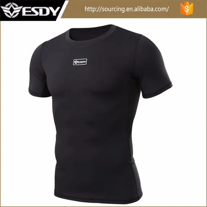 Black Color Men's T-shirt Summer Shirt Quick-drying T-shirt - Buy T ...