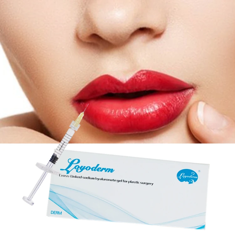 

2017 hot sale Hyaluronic Acid gel lip derm 1ml HA, Transparent