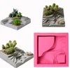 3d cement flower pots Decorations mould wholesale silicone planter mold silicone mold for flower pot