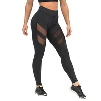 

Wholesale apparel Sportswear Stretched Women Gym Fitness Yoga Pants Mesh Workout Wear High Waist Yoga Sport Leggings