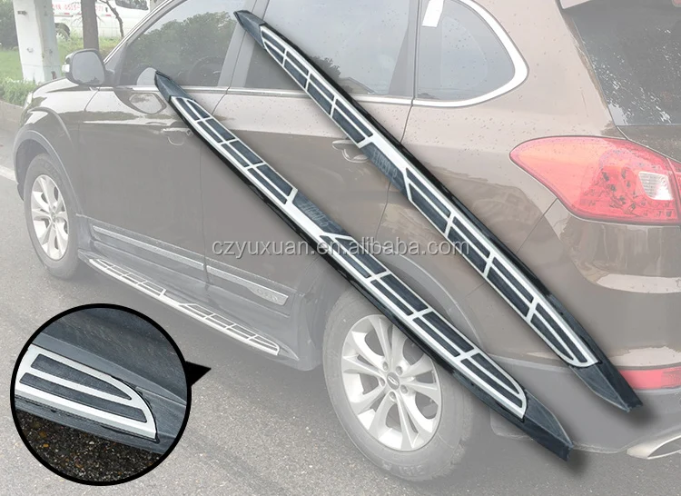 Car Accessories Aluminum Running Board Nerf Bars For Tiggo 5 2014+