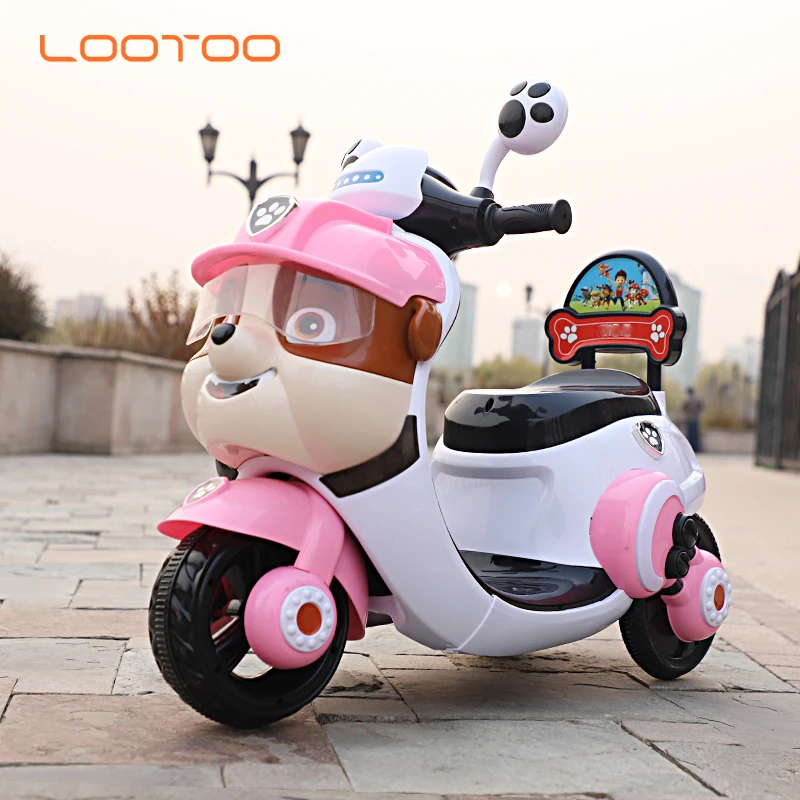 kids pink motorbike