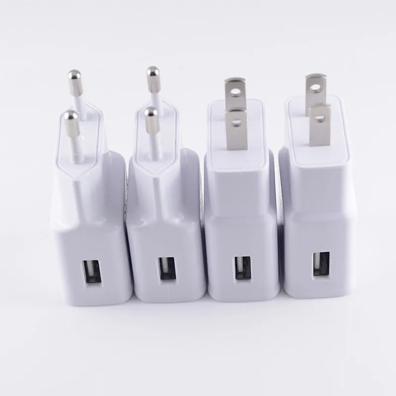 

high quality USB Travel AC Charger US EU Plug 5V 2A Home Charger for Samsung S4 Note2 7100 mobile wall charger