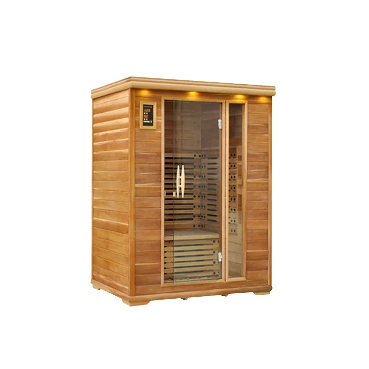 New Modern house design infrared high quality finland spruce wooden luxury combined type steam sauna room with generator