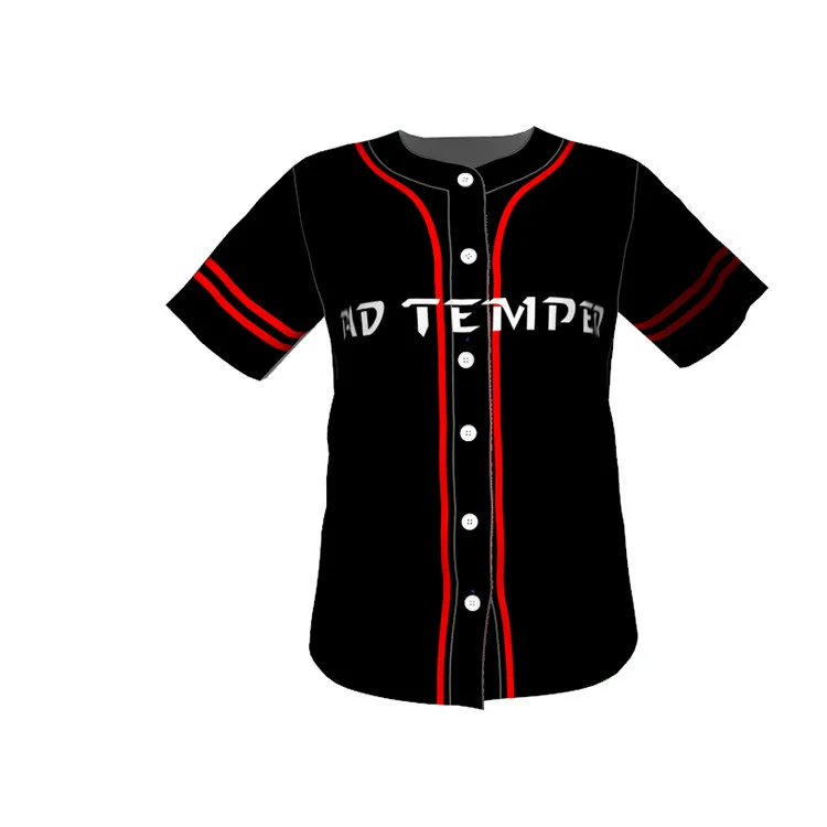 Custom Pinstripe Baseball Jersey Red Black White-Black Authentic