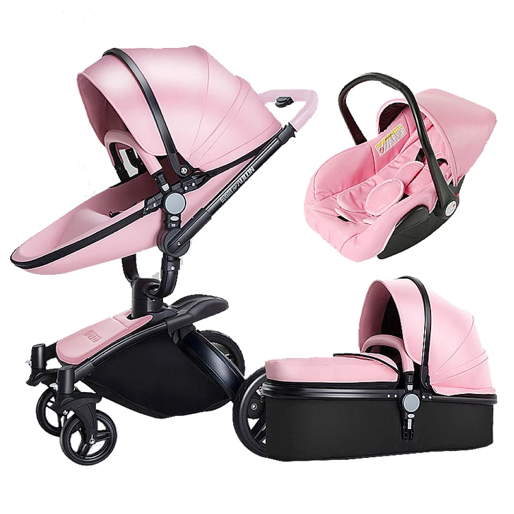 

China luxury foldable travel system 3 in 1 baby walker strollers walkers carriers, Customized color