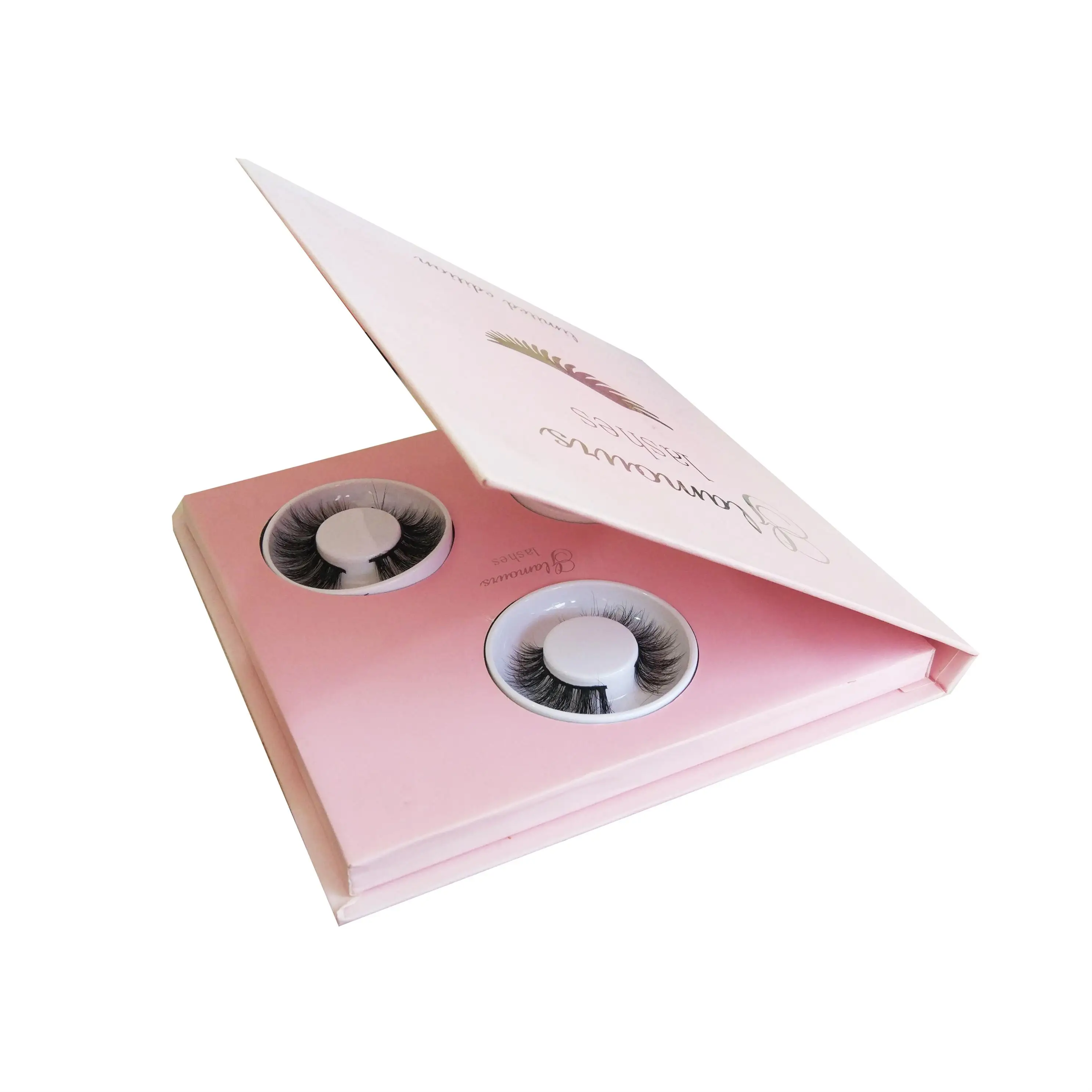 

Wholesale Lashes Book Private Label 3d Mink Eyelashes Custom Eyelash Packaging, Black
