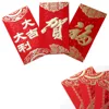 Custom Gold Foil Stamping Lucky Money Red Packet For 2020 New Year Hong Bao Money Packaging