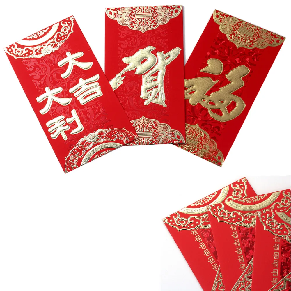 Custom Gold Foil Stamping Lucky Money Red Packet For 2021 New Year Hong Bao Money Packaging Buy Custom Red Packet Envelope Chinese Red Money Envelopes Pig Year Red Envelope Product On Alibaba Com