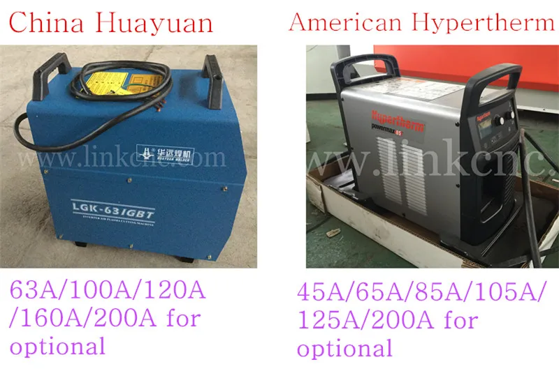 High configuration low cost cnc plasma metal cutting machine