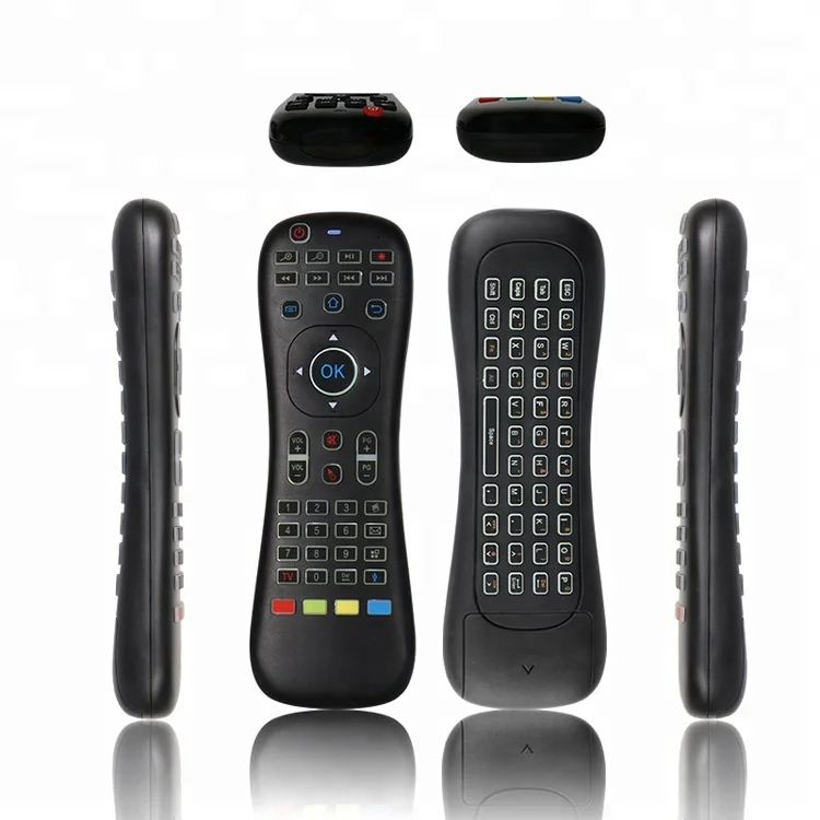 

2.4G Wireless Backlit Air mouse Mini Keyboard Learning Remote with Voice WM6808