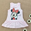 GD003 0-6years summer fashion baby cotton Mickey pattern girl dress 2colors in stock