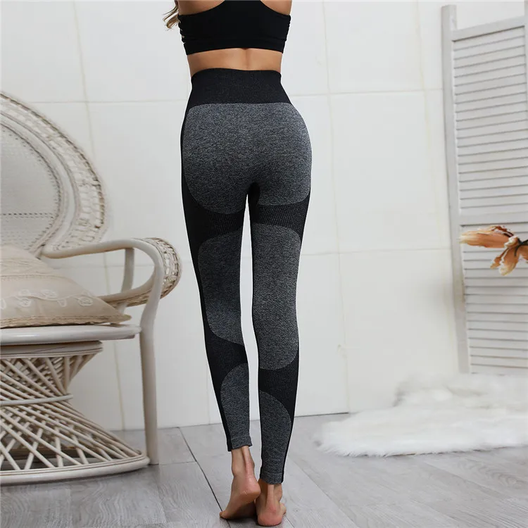Custom Seamless Solid Leggings Slim Fit Fitness Women Bamboo Yoga Pants