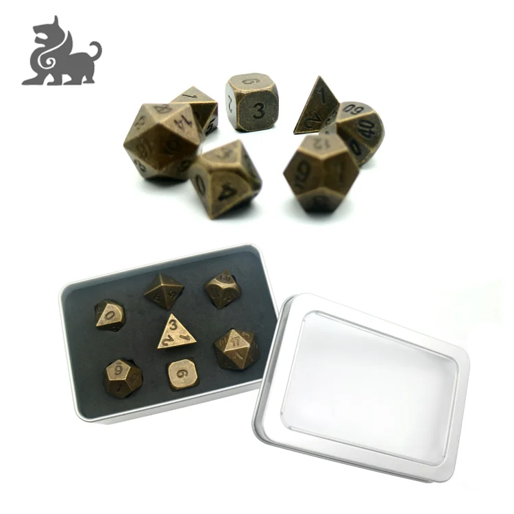 19mm Customized Size Durable Metal Game Dice Custom Buy Small Dice