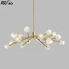 Online Shop Popular Items Custom Made Hanging Lights Glass Shade Industrial Design Retro Hanging Chandeliers For Low Ceiling