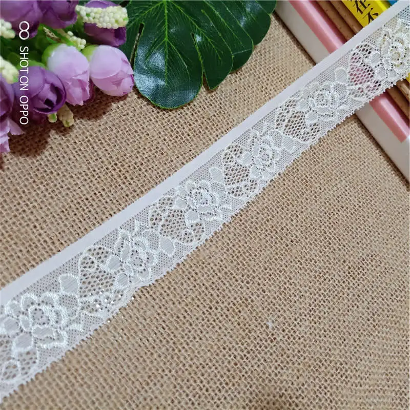 S1912 Black Lace Trim Stretch Lace For Decorative Wedding Dress Sewing Process 34.2cm Buy