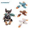 3 Pack Squeaky Durable Wild Goose Pet Puppy Dog Chew Set For Large Dogs