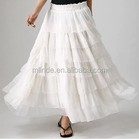 plus size tulle maxi skirt