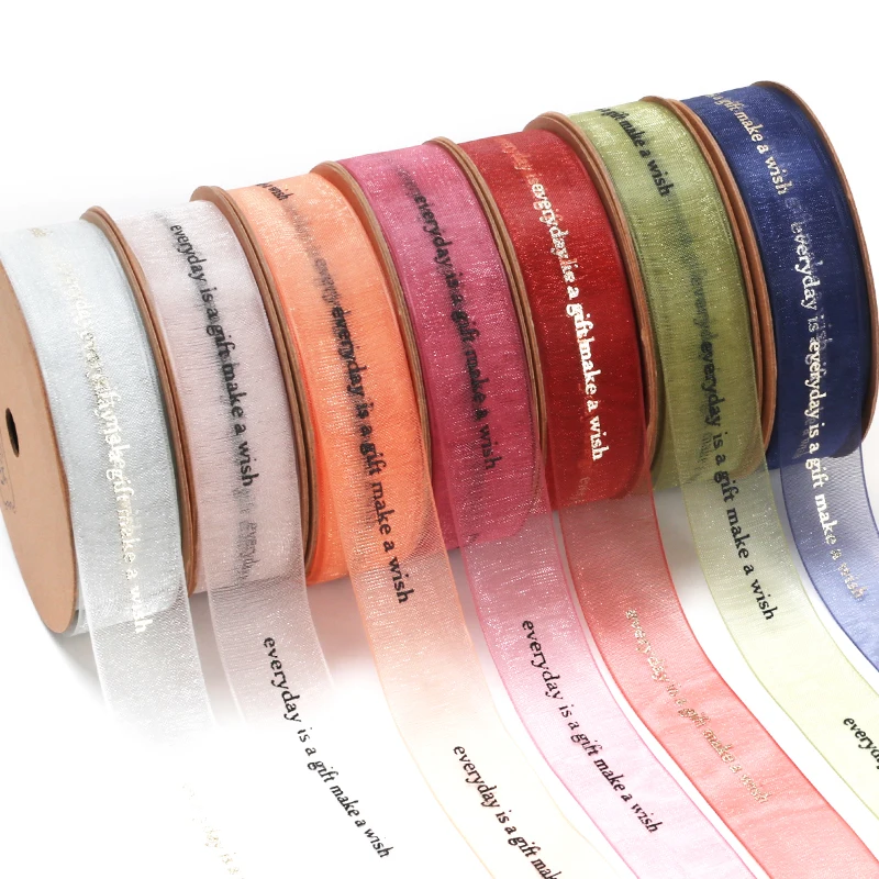 

Premium sheer matte organza ribbon