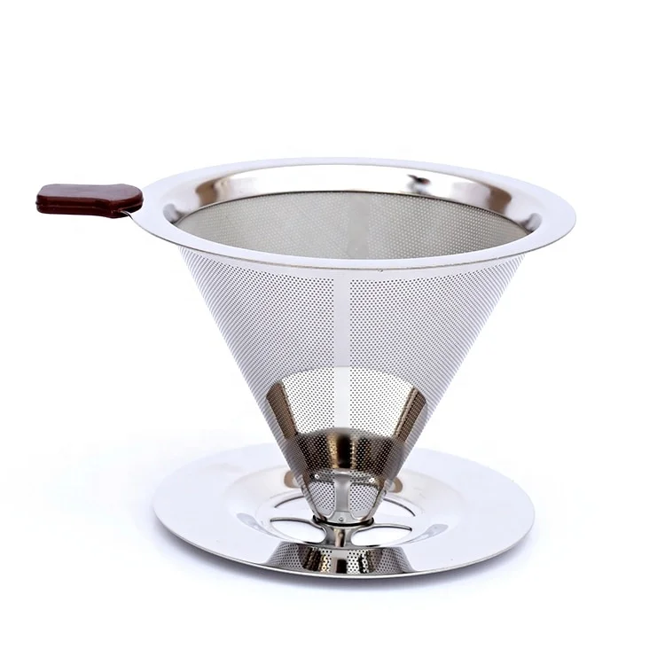 

Titanium Coated Gold coffee grinder filter pour over clever coffee dripper, Golden