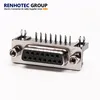 Stamped pin D Sub 15pin Harpoon Hole Through Good Quality Connectors