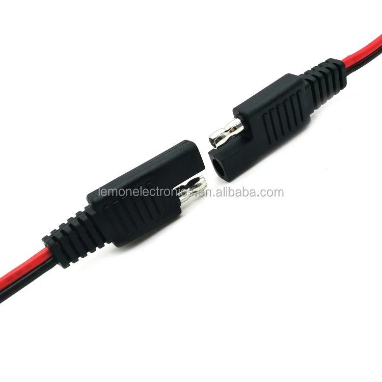 2 Pin Wire Harness Heavy Duty Dc Cord Quick Disconnect Extension Cable Sae To Sae Connector With 6990