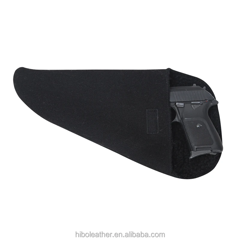 

Tourbon Tactical Silicone Treated Gun Storage Case Pistol Socks Black Gun Protector