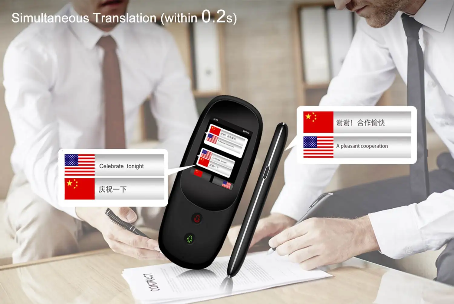 2.4 Inches Pocket Size Portable Voice Translator T6 Wifi 4g Support 41
