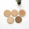 Custom-made cork coaster absorbent paper coaster Laser LOGO cork MDF coaster