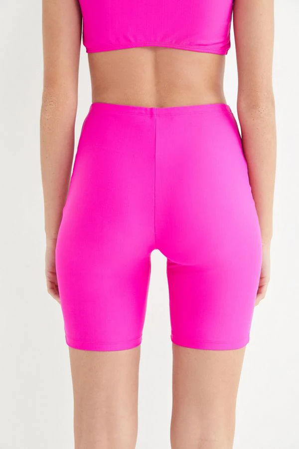 Neon Color Spandex Women High Waisted Shorts Biker Shorts Women - Buy ...