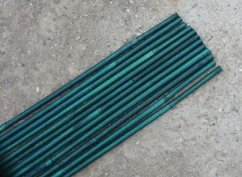 PVC Coated Color Bamboo Cane Flower Stick