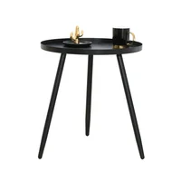 

Nordic Wrought Iron Modern Minimalist Triangle Small Round Table Home Decoration