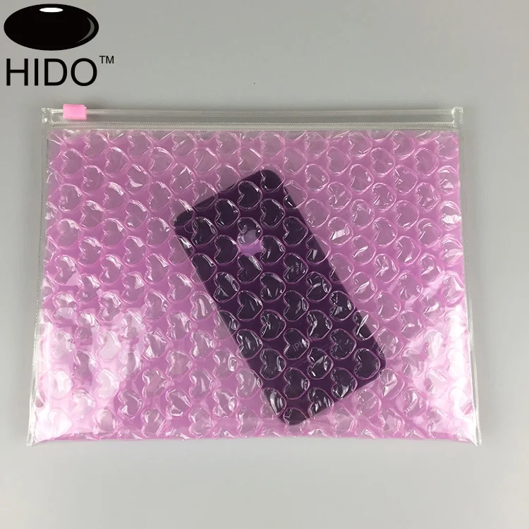 Reusable Transparent Pvc Colored Bubble Ziplock Bag Buy Bubble