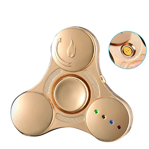 Image of HF08 2017 Fren Hot Sale hand spinner lighter toys free sample free shipping lighter spinner toy