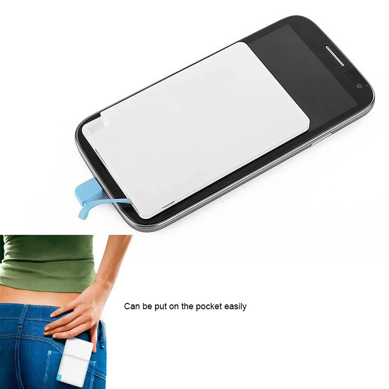 2019 Portable Polymer universal built cable credit card size mobile power banks 3000mah - ANKUX.COM