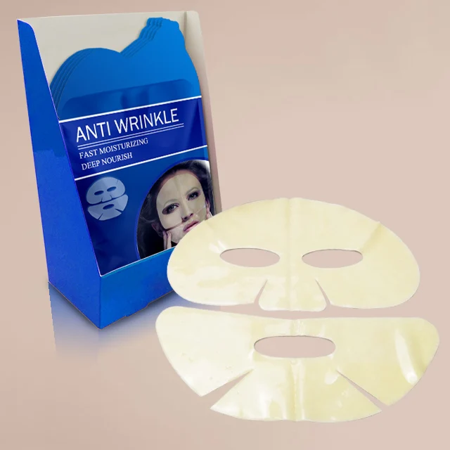

OEM Collagen Peptide Hyaluronic Acid Gold Hydrogel Super Moisturizing Anti Aging Facial Mask